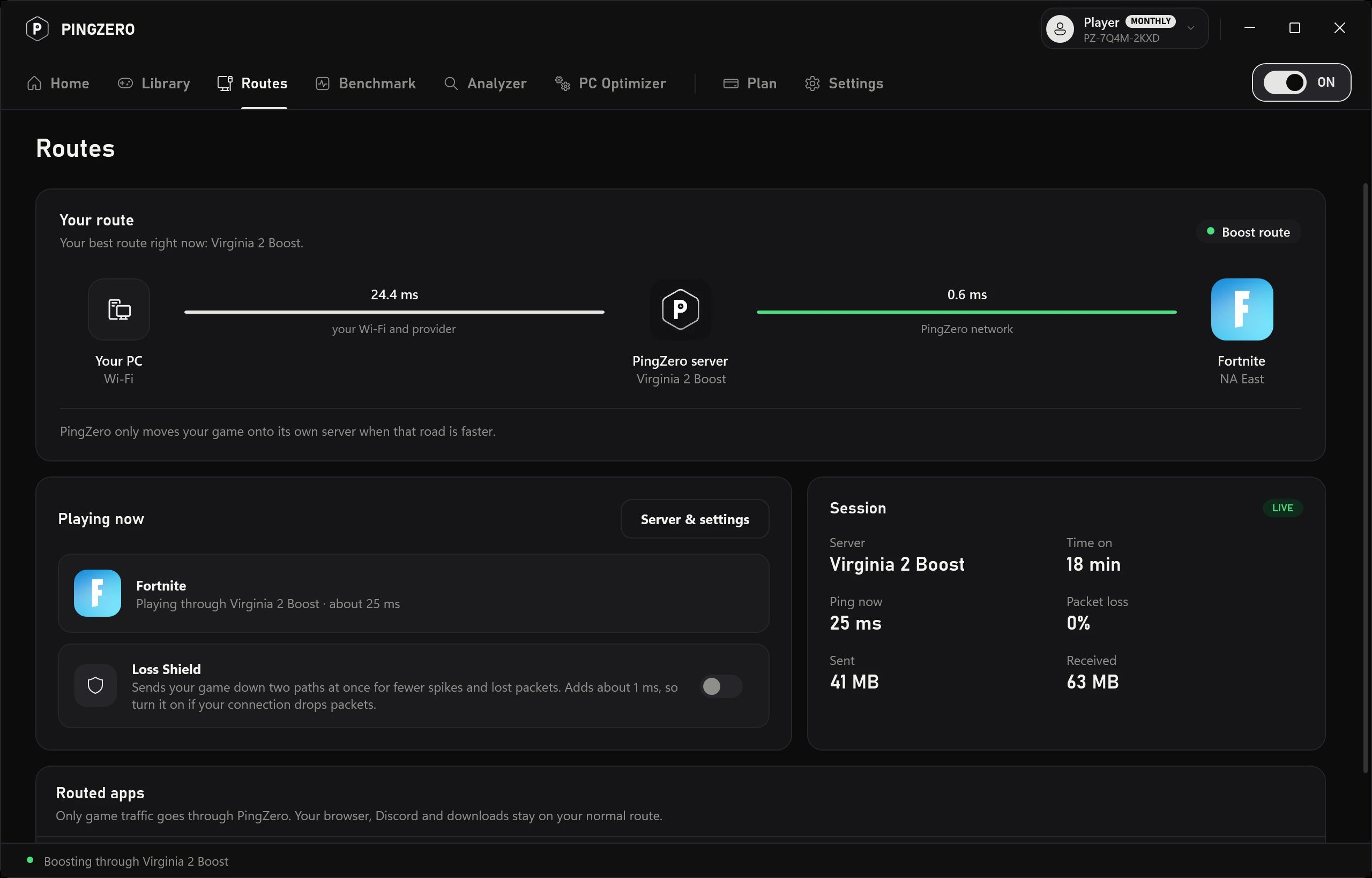 PingZero Routes: every step from your PC to the game
